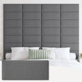 Dark Grey King Peel Stick Headboard