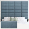 Dusty Blue King Peel Stick Headboard