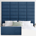 Navy Blue King Peel Stick Headboard