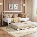 White Daybed with Pop Up Trundle